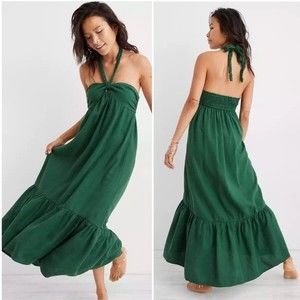 Aerie Green Maxi Dress